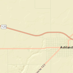 Ashland Street Map