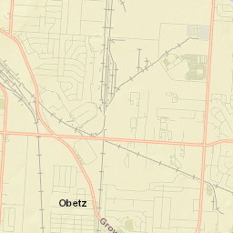 Obetz Street Map