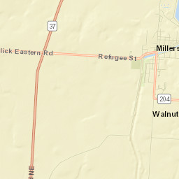 Millersport Street Map