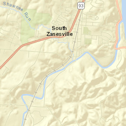 South Zanesville Street Map