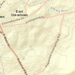 Uniontown Street Map