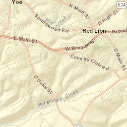 Dallastown Street Map