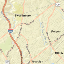 Ridley Park Street Map