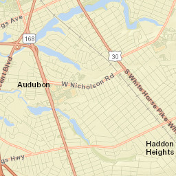 Audubon Park Street Map