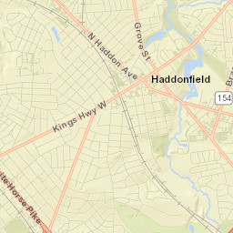 Haddonfield Street Map