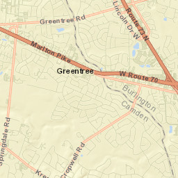 Greentree Street Map