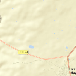 Zarza la Mayor Street Map