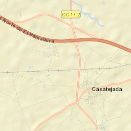 Casatejada Street Map