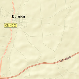Burujón Street Map