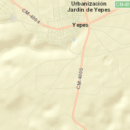 Yepes Street Map