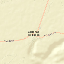 Cabañas de Yepes Street Map