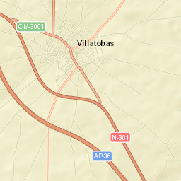 Villatobas Street Map