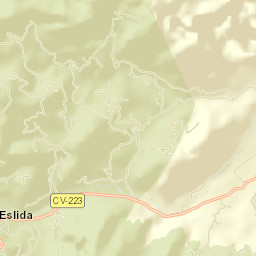 Eslida Street Map