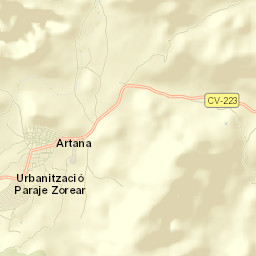 Artana Street Map