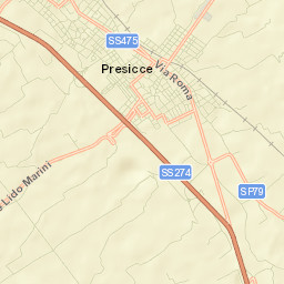 Presicce Street Map