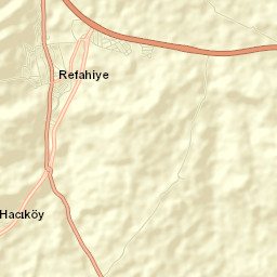 Refahiye Street Map