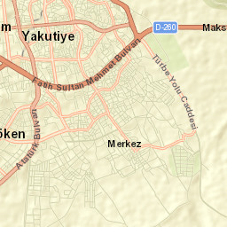 Erzurum Street Map