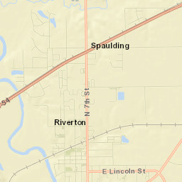 Riverton Street Map