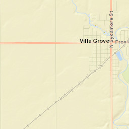 Villa Grove Street Map