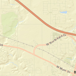 Brownsburg Street Map