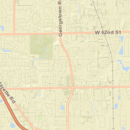 5450-5456 N Meadow Dr Indianapolis Street Map