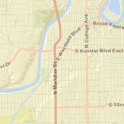 6312-6398 Westfield Boulevard, Indianapolis Street Map