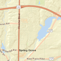 Chester Boulevard & U.S. 27 & Interstate 70, Richmond Street Map