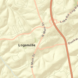 Loganville Street Map