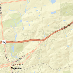 Kennett Square Street Map