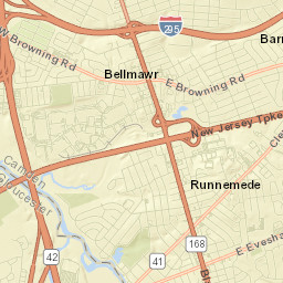 Bellmawr Street Map