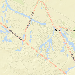 Medford Lakes Street Map