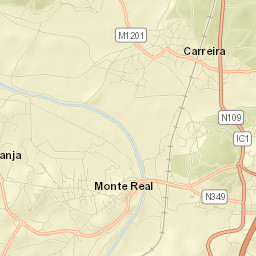 Monte Real Street Map