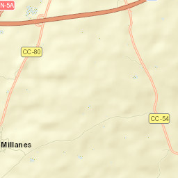 Millanes Street Map