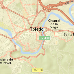 Toledo Street Map