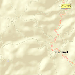 Sacañet Street Map