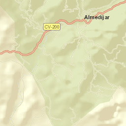 Almedíjar Street Map