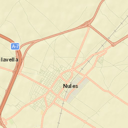 Nules Street Map