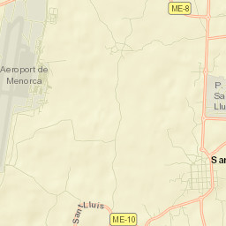 Sant Lluís Street Map