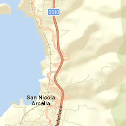 San Nicola Arcella Street Map