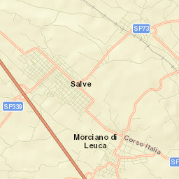 Morciano di Leuca Street Map