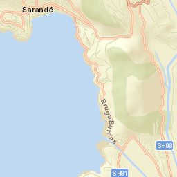 Sarandë Street Map