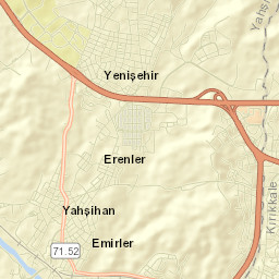 Yahşihan İlçesi Street Map