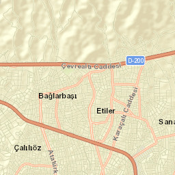 Kırıkkale Street Map