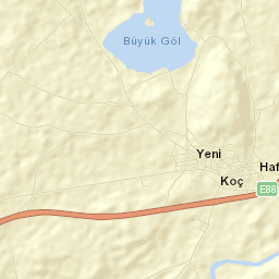Hafik Street Map