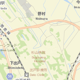 Katagami-shi Street Map
