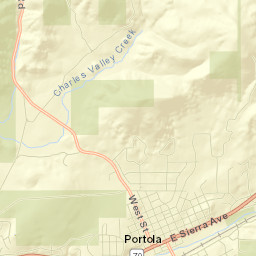 Portola Street Map