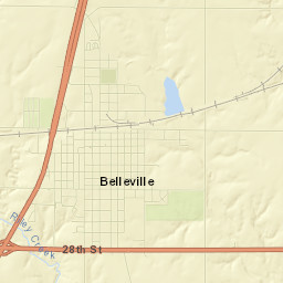 Belleville Street Map
