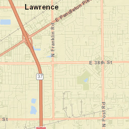 Lawrence Street Map