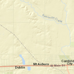 Cambridge City Street Map