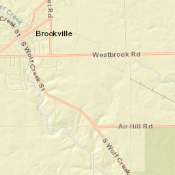 Brookville Street Map
